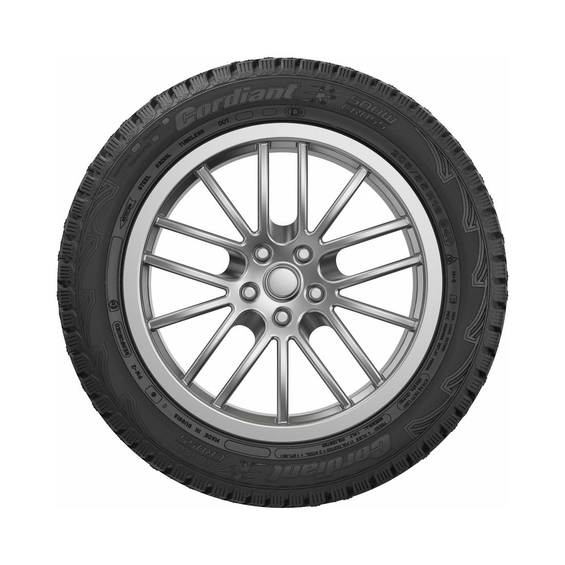 225/50  R17  Cordiant Snow Cross шип 98T Вид 2